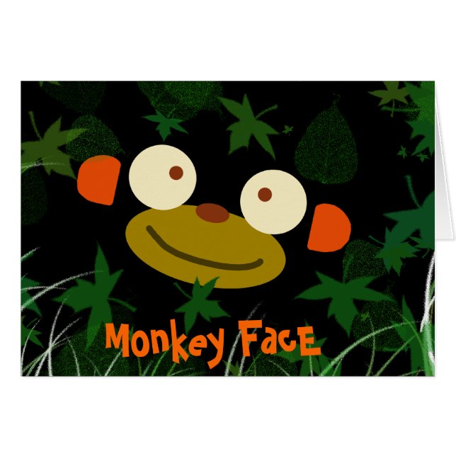 Affe-Gesicht! (Vorderseite (Horizontal))