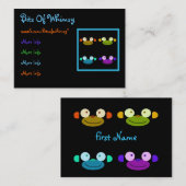 Affe-Gesicht! Visitenkarte (Vorne/Hinten)