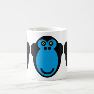Affe-Gesichter Kaffeetasse