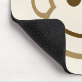 Affe-Gesichts-vektorkunst Mousepad (Ecke)