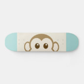 Affe-Gesichts-vektorkunst Skateboard (Horizontal)
