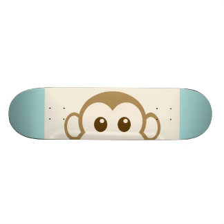 Affe-Gesichts-vektorkunst Skateboard