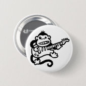Affe-Gitarrenknopf Button (Vorne & Hinten)