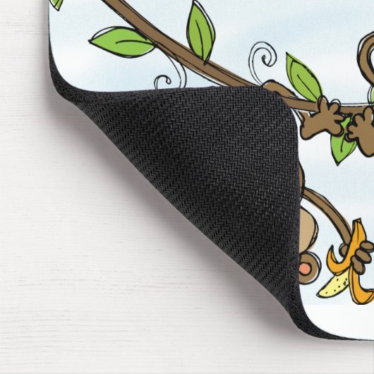 Affe-Glanz Mousepad (Ecke)