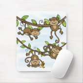 Affe-Glanz Mousepad (Mit Mouse)