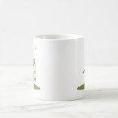 Affe-Golf Kaffeetasse (Mittel)