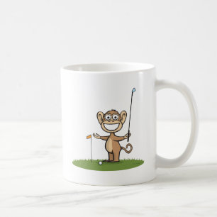 Affe-Golf Kaffeetasse