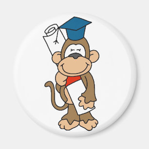 Affe-graduierte T-Shirts und Geschenke Magnet