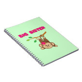 Affe-große Schwester Notizblock (Rechte Seite)