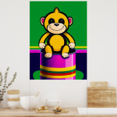 Affe - Großes Kid Poster (Küche)