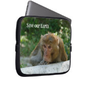 Affe - Großvater Laptopschutzhülle (Vorne Rechts)