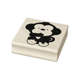 Affe Gummistempel
