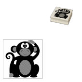 Affe Gummistempel (Stempel)