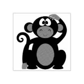 Affe Gummistempel (Prägung)