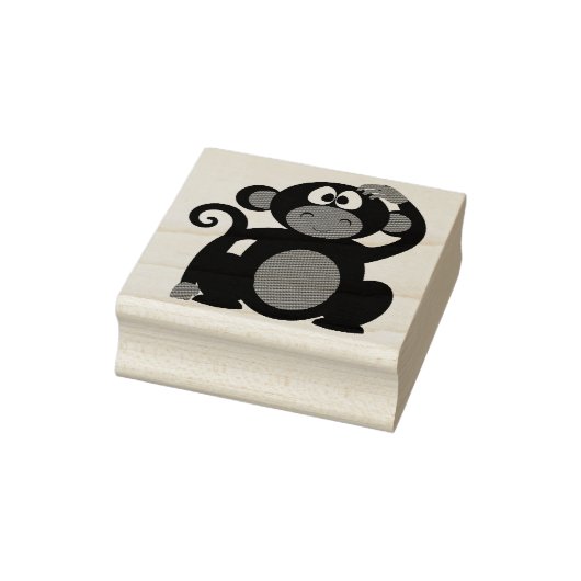 Affe Gummistempel (Stempel)
