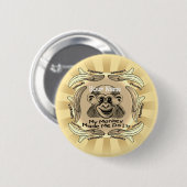 Affe hat mich dazu gebracht button (Vorne & Hinten)