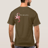Affe hat mich dazu gebracht T-Shirt (Rückseite)