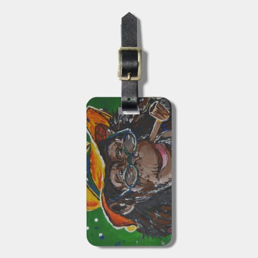 Affe - Herr Gepäckanhänger (Vorderseite vertikal)