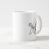 Affe herumhängend Jumbo-Tasse (Vorderseite Rechts)