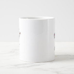 Affe herumhängend Jumbo-Tasse