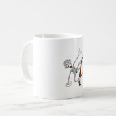 Affe herumhängend kaffeetasse (Vorderseite Links)