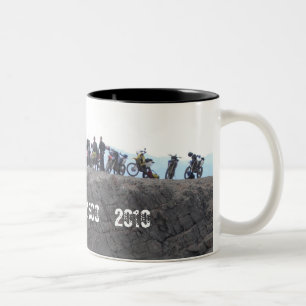 Affe-Hintern 500 2010 - Flagge Mtn Zweifarbige Tasse