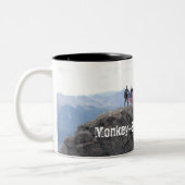 Affe-Hintern 500 2010 - Flagge Mtn Zweifarbige Tasse (Links)