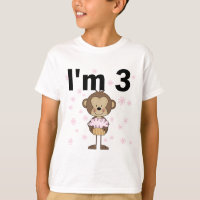 Affe I m 3 Birthday Tshirts and Gifts