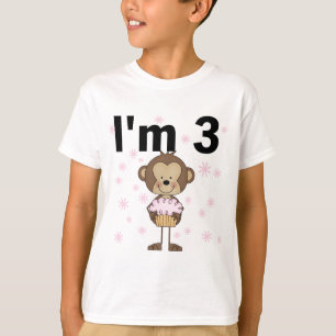 Affe I m 3 Birthday Tshirts and Gifts