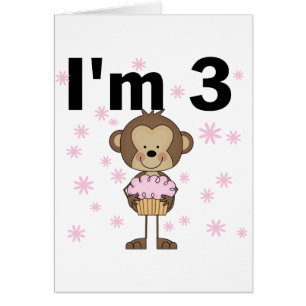 Affe I m 3 Birthday Tshirts and Gifts