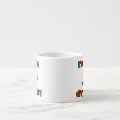 Affe, ich bin ein Turner Espressotasse (Vorderseite)