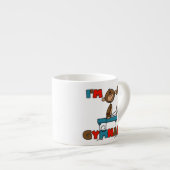 Affe, ich bin ein Turner Espressotasse (Vorderseite Rechts)