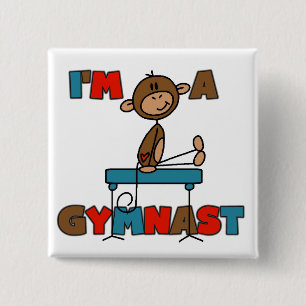 Affe Ich bin ein Turner T-Shirts und Geschenke Button