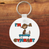 Affe Ich bin Gymnast-T - Shirt und Geschenke Schlüsselanhänger (Vorderseite)