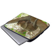 Affe - Ich bin so müde Laptopschutzhülle (Vorne Knopf)