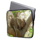 Affe - Ich bin so müde Laptopschutzhülle (Vorderseite Links)
