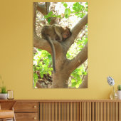 Affe - Ich bin so müde Leinwanddruck (Insitu (Wohnzimmer))