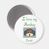 Affe, ich Liebe mein Affe, Derek Magnet (Vorderseite/Rückseite)