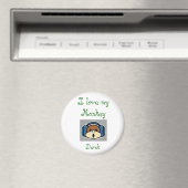 Affe, ich Liebe mein Affe, Derek Magnet (In Situ (Geschirrspüler))