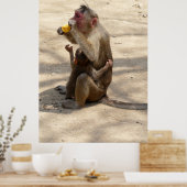 Affe - Ich wollte auch etwas Poster (Küche)