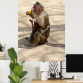 Affe - Ich wollte auch etwas Poster (Heimbüro)