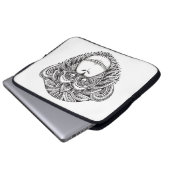 Affe Illustartion Gekritzel Laptopschutzhülle (Vorne Knopf)