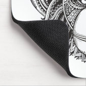 Affe Illustartion Gekritzel Mousepad (Ecke)