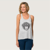 Affe Illustartion Gekritzel Tank Top (Vorderseite Vollansicht)