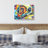 AFFE IM ALL 11 LEINWANDDRUCK (Insitu (Schlafzimmer))