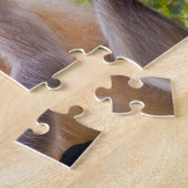 Affe im Dschungel des Ranthamborner Nationalparks Puzzle (Seite)