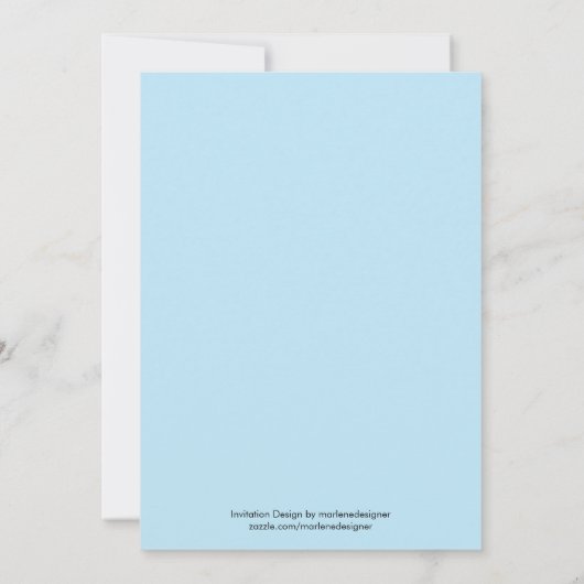 Affe im Dschungel - Einladung zum zweiten Geburtst (Rückseite)