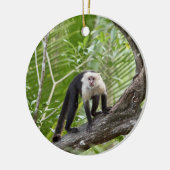 Affe im Dschungel Keramik Ornament (Links)