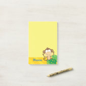 Affe im Dschungel Personalisierte Post-it-Notes Post-it Klebezettel (Auf Schreibtisch)