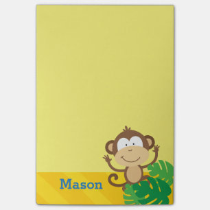 Affe im Dschungel Personalisierte Post-it-Notes Post-it Klebezettel